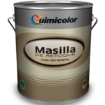 Masilla De Retoque Beige Uso General Quimicolor 1/4 Galon