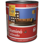 Caucho Domino Satinado Blanco Vp Galon Clase B